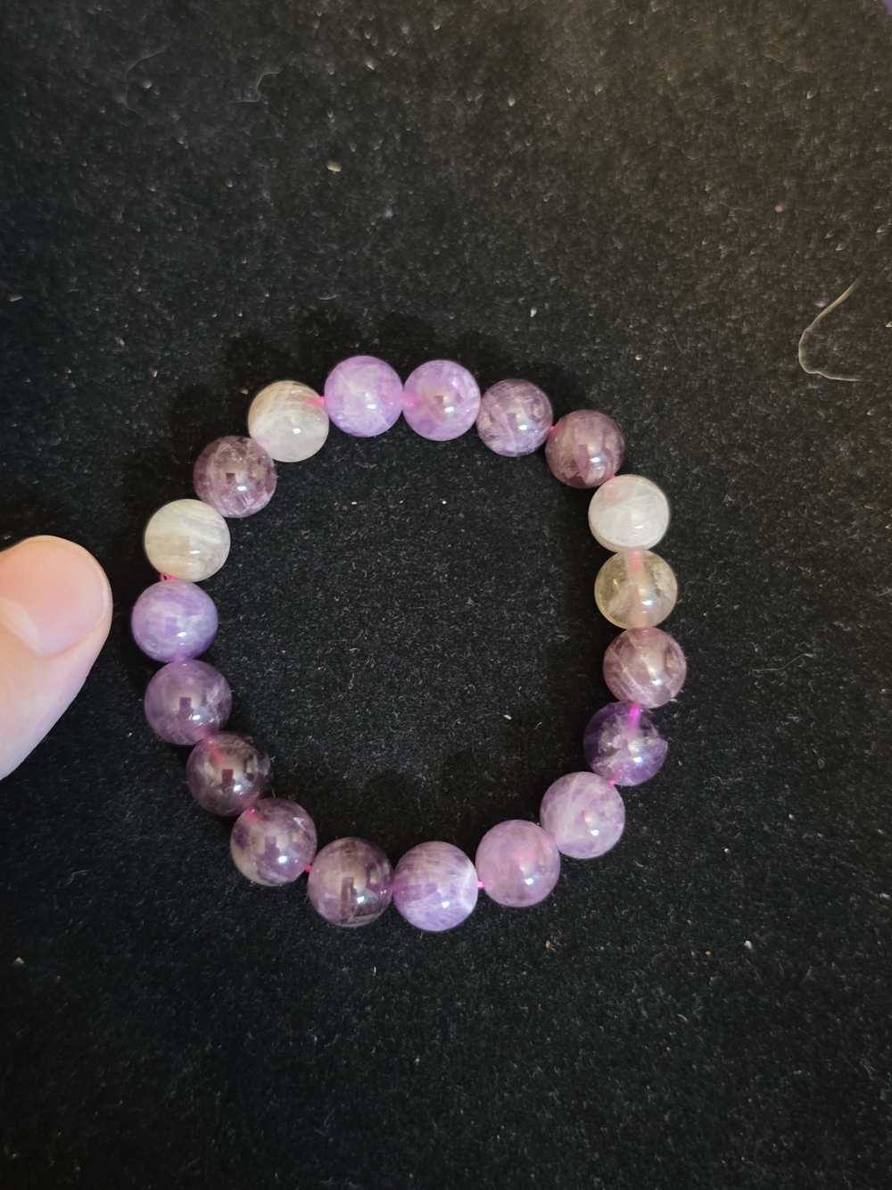 Purple Amethyst Stretch Bracelet - Women Jewelry